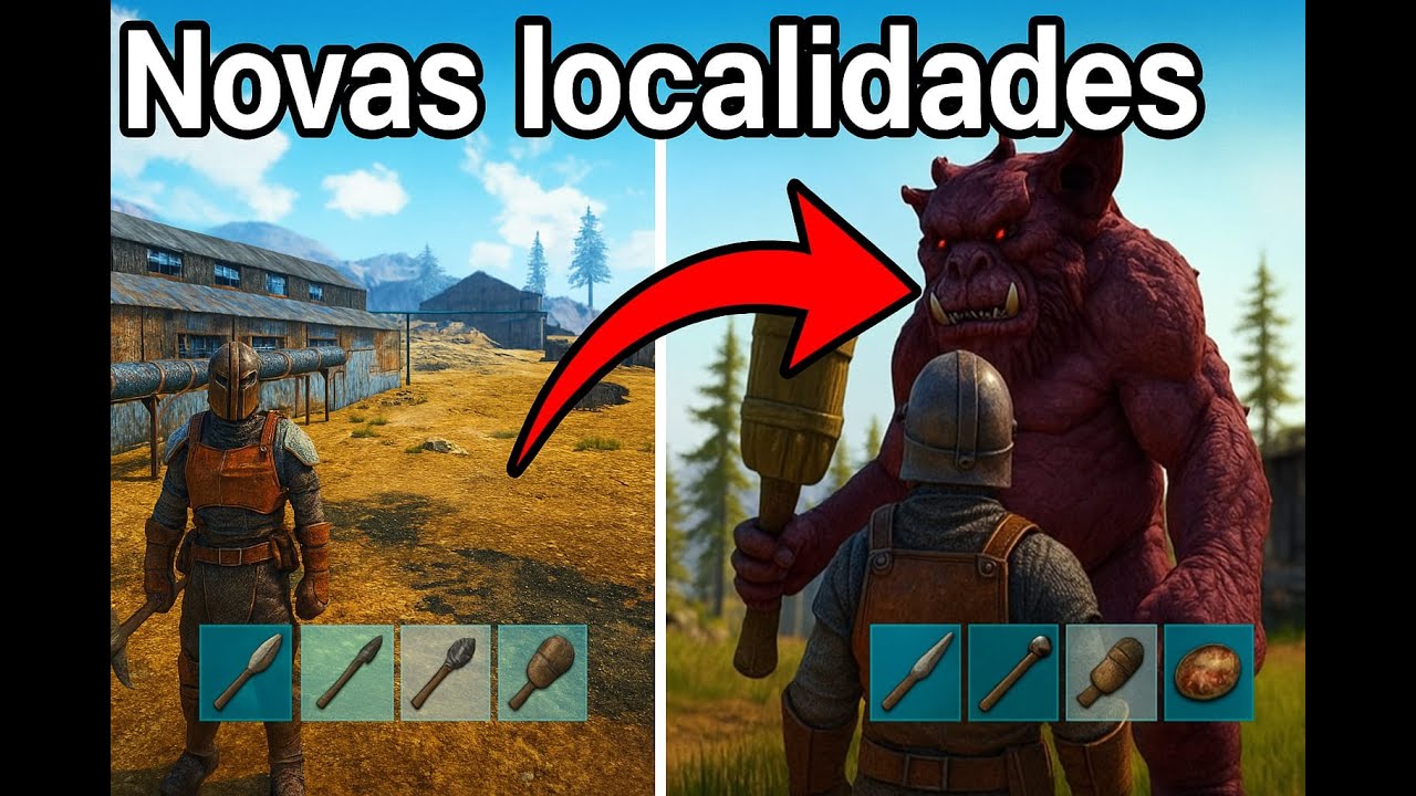 EXPLORANDO AS NOVAS LOCALIDADES DA FAZENDA E PEDREIRA!! | Tomorrow Survival RPG