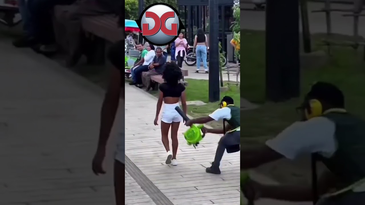 Wigs VS leaf blower 