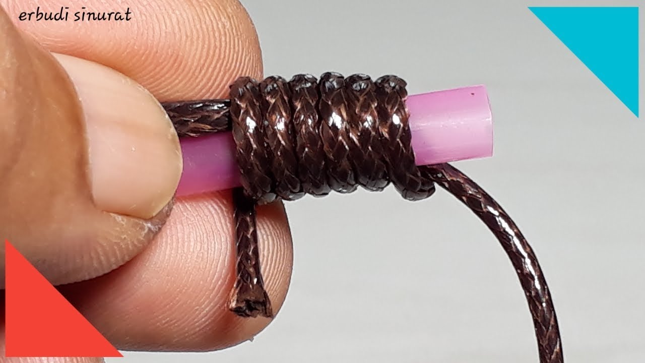 CARA CEPAT MEMBUAT SIMPUL GELANG DENGAN SEDOTAN, bracelet