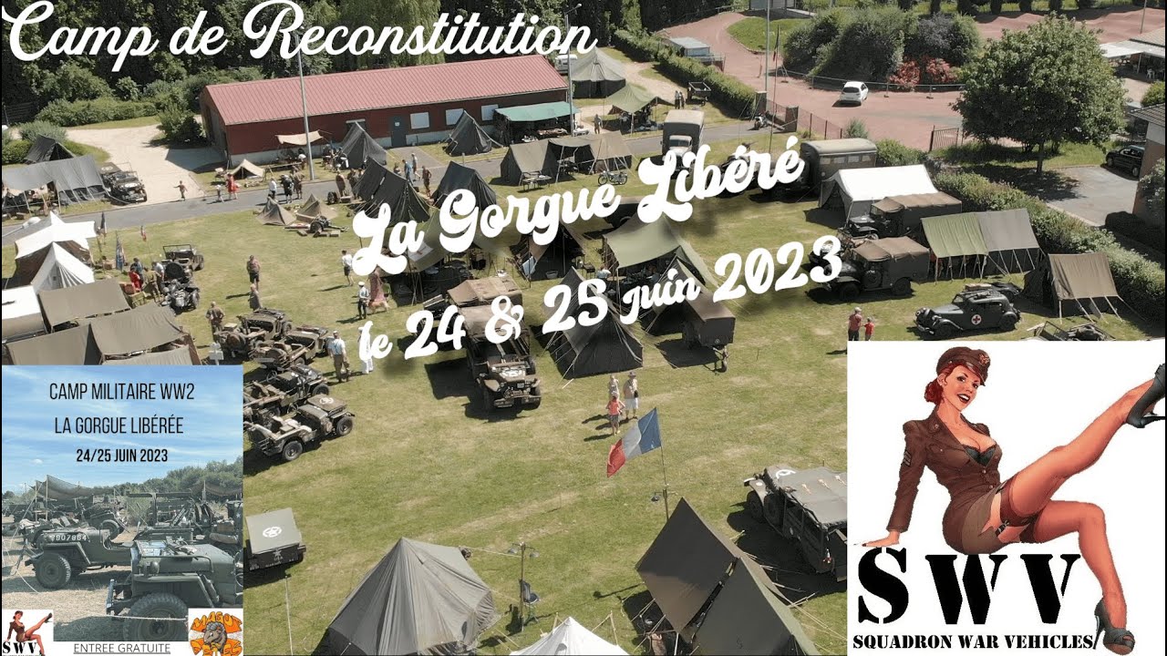 Camp de RECONSTITUTION WW2 : La Gorgue Libéré 2023