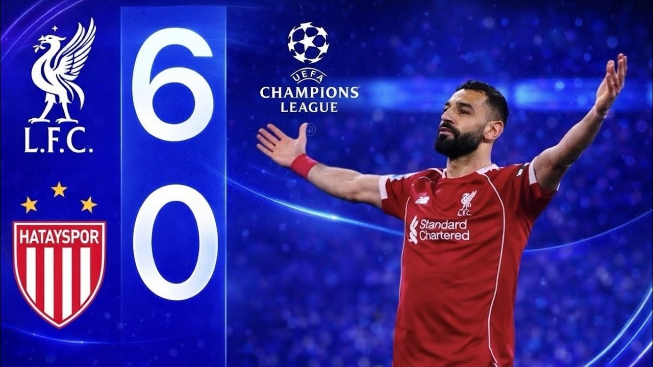 Liverpool 6-0 Qarabag FK – Highlights | Reds Go Top 4 | Champions League 