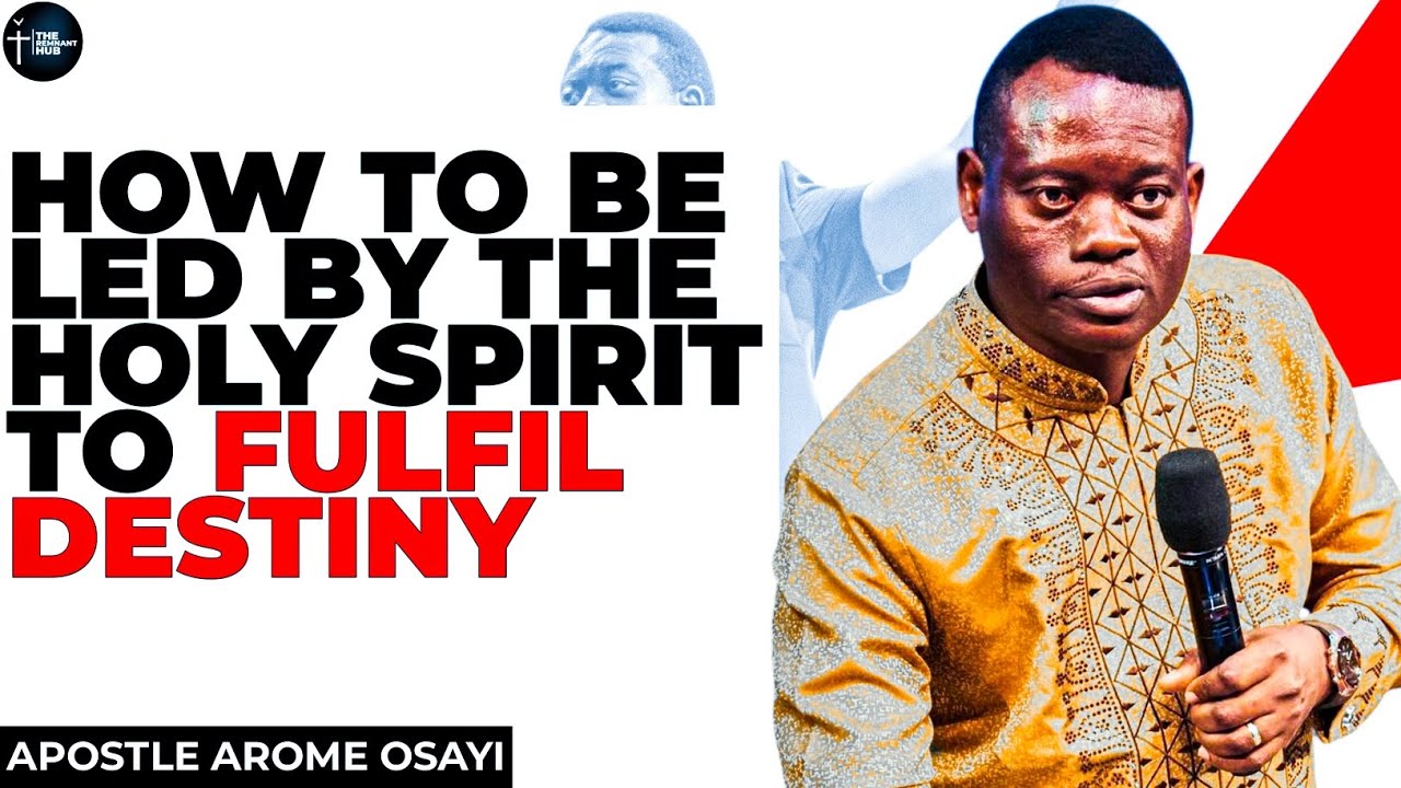 HOW TO BE LED BY THE HOLY SPIRIT TO FULFIL DESTINY THIS YEAR 2026||APOSTLE AROME OSAYI#holyspirit 