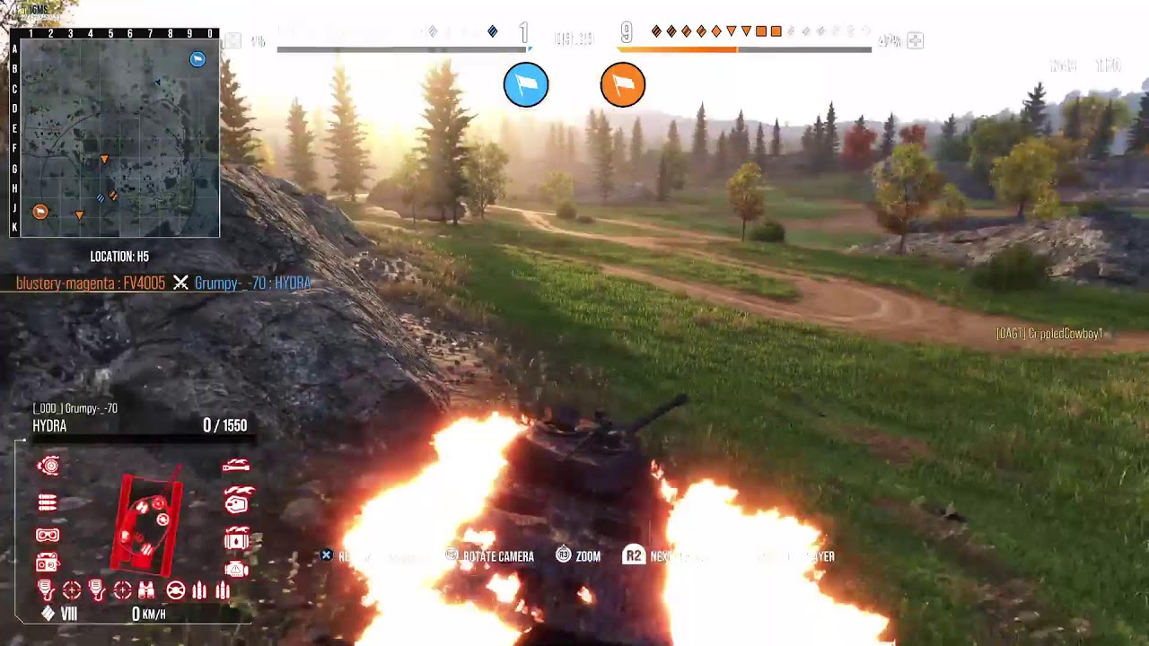 World of Tanks: Live at 12-Dead by 5 past with the CrippledCowboy