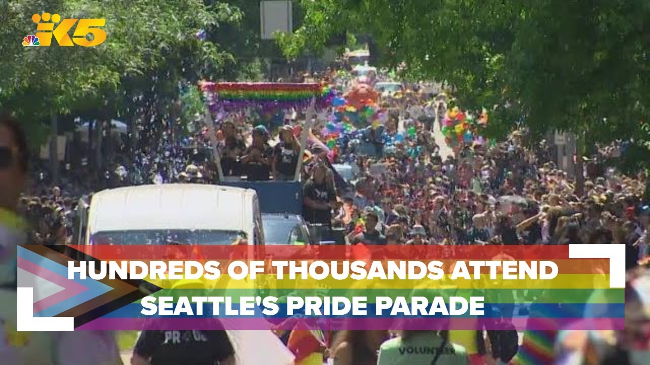 Hundreds of thousands attend Seattle's Pride Parade Sunday