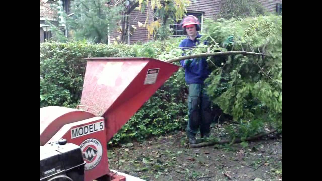Morbark Model 5 woodchipper.
