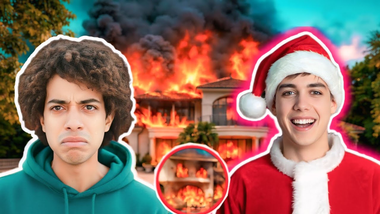 حمو ايهاب بعت لعمر شاور بابا نويل😮غدربيه في الفيلا بابا نويل كان هيولع عربيه عمر شاور !!