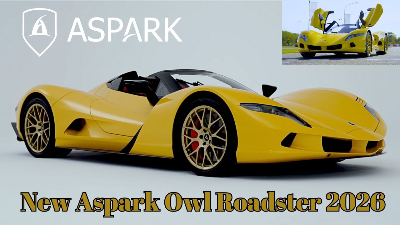 Самый быстрый электромобиль в мире. Aspark Owl Roadster 2026 года дебютирует. Его цена &mdash; целых 3,...