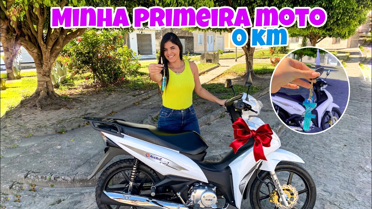 COMPREI MINHA PRIMEIRA MOTO- SHINERAY AVELLOZ AZ1 50cc 2022, 0km  || ZannySantos