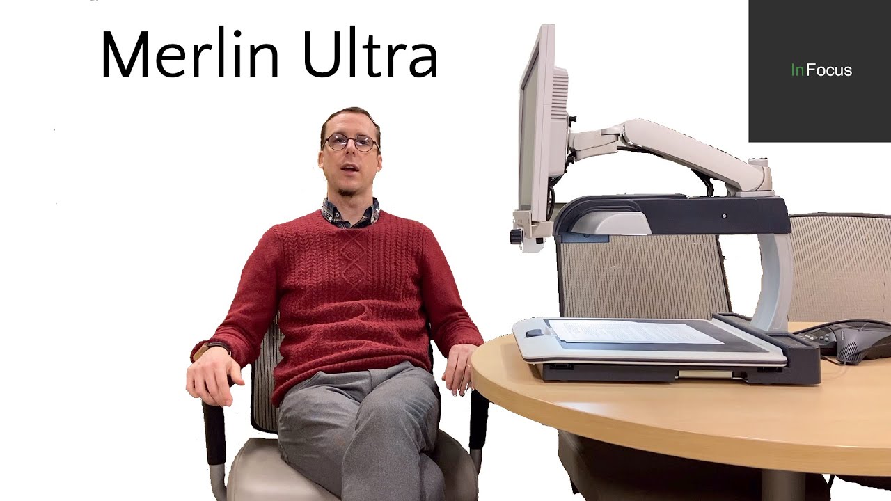 Enhanced Vision's Merlin Ultra Desktop HD Electronic Magnifier Demonstration