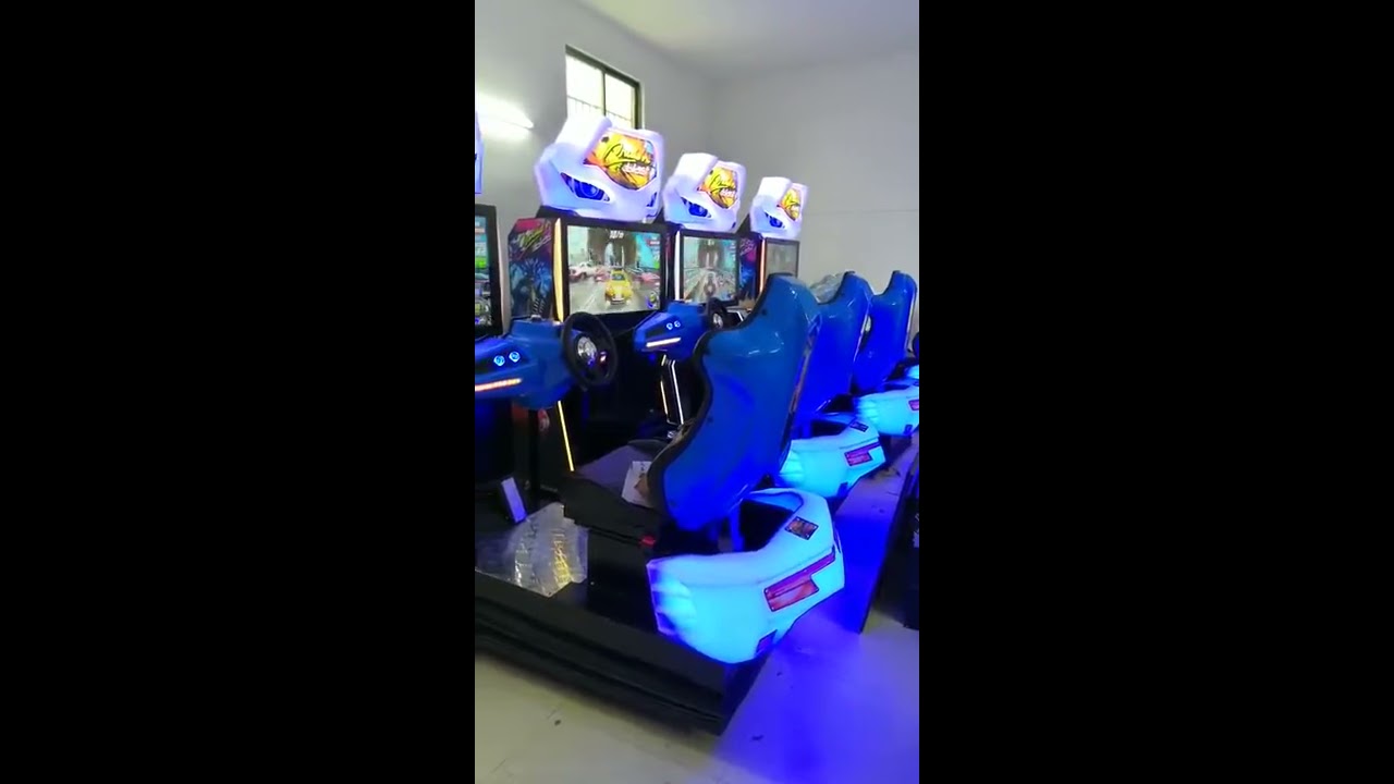 Dinibao Luxury simulator racing car dynamic storm racing games coin operated arcade games machines