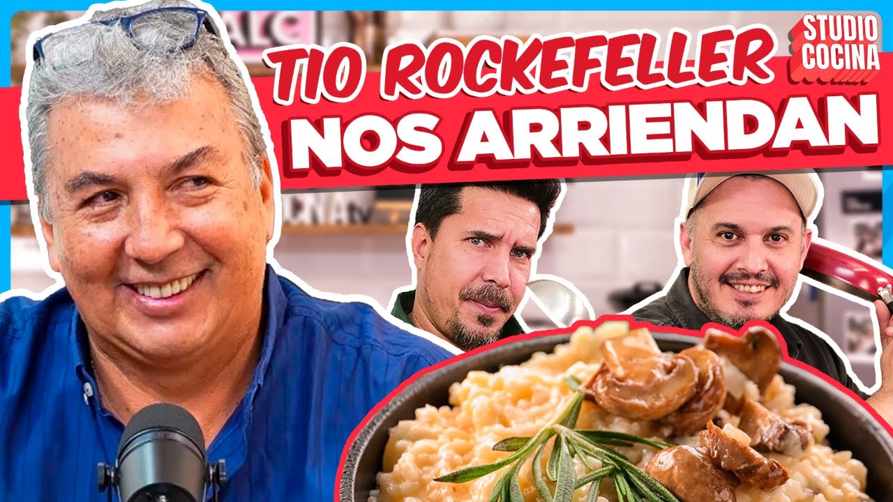 MI TÍO ROCKEFELLER NOS SACA DE LA QUIEBRA 🤑 I Risotto con champiñones y pollo I Studio Cocina