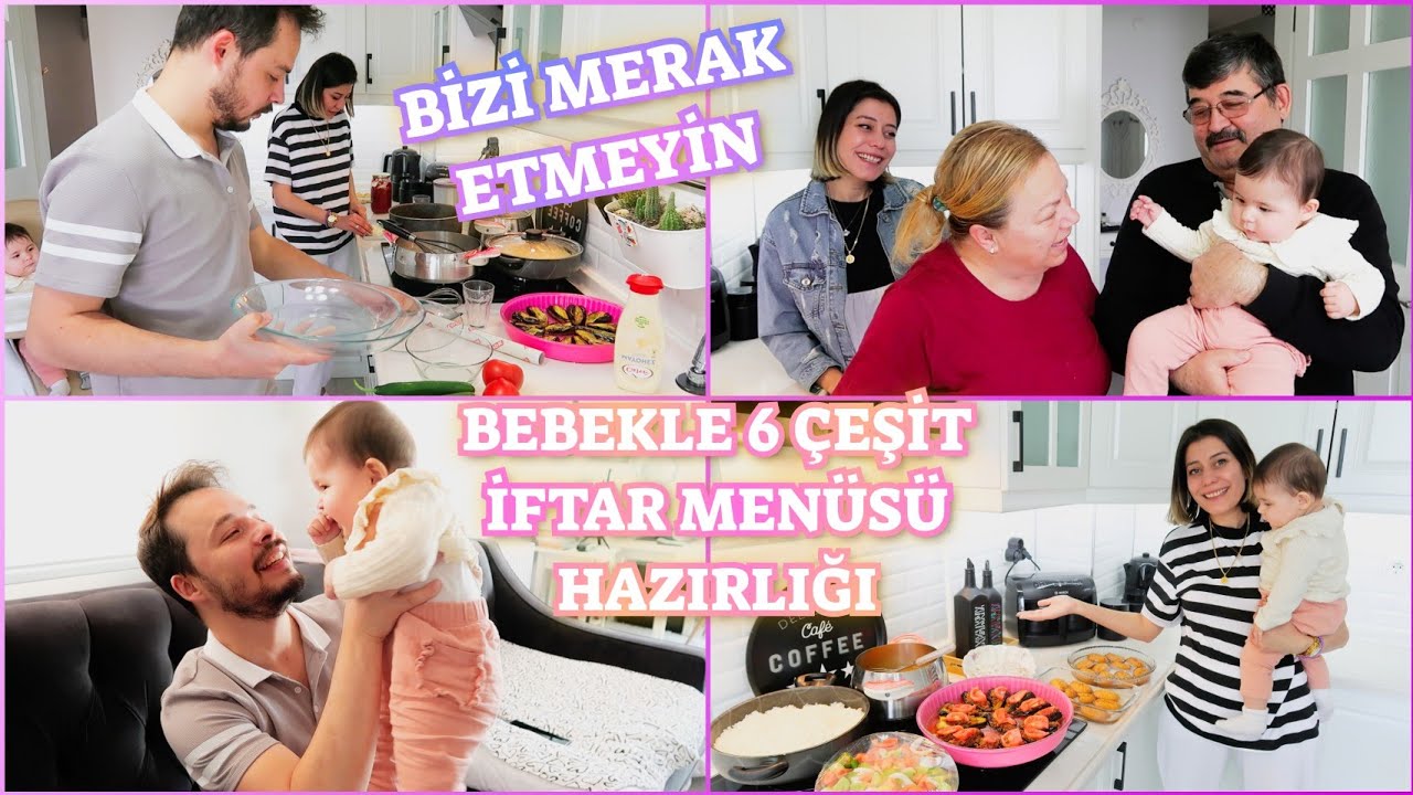 30 DAKİKADA 6 ÇEŞİT MİSAFİRLİ İFTAR MENÜSÜ❤️ANNEM ACİL HASTANEYE GİTTİ, YOUTUBE'A ARA VERİYORUZ