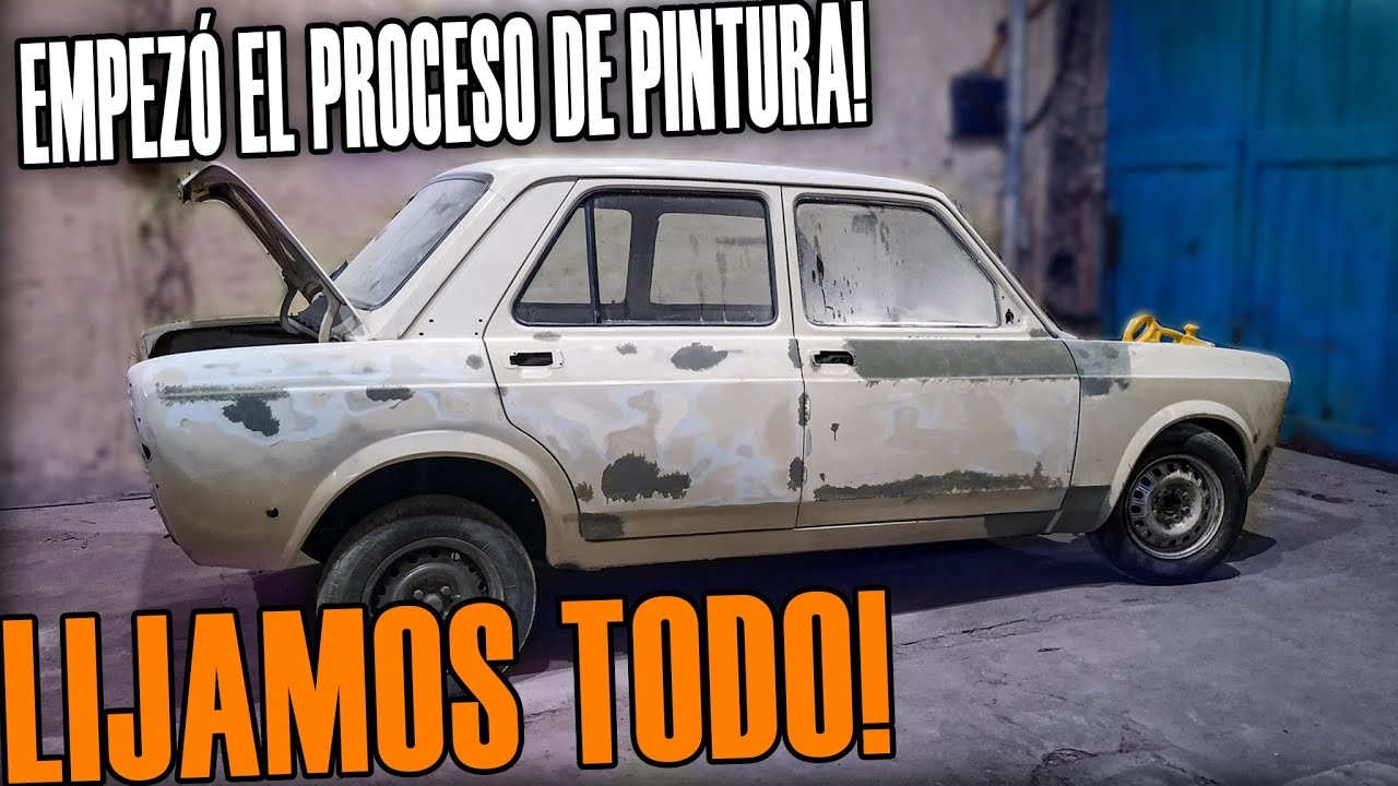 PROCESO DE PINTURA PASO 1: LIJADO COMPLETO PARA EL 128 🔥