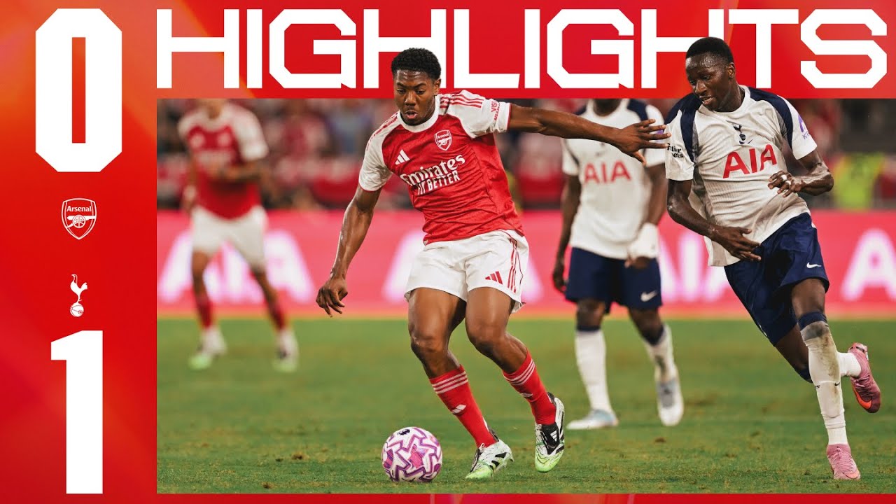 HIGHLIGHTS | Arsenal vs Tottenham Hotspur (0-1) | The Gunners dominate but fall short in Hong Kong