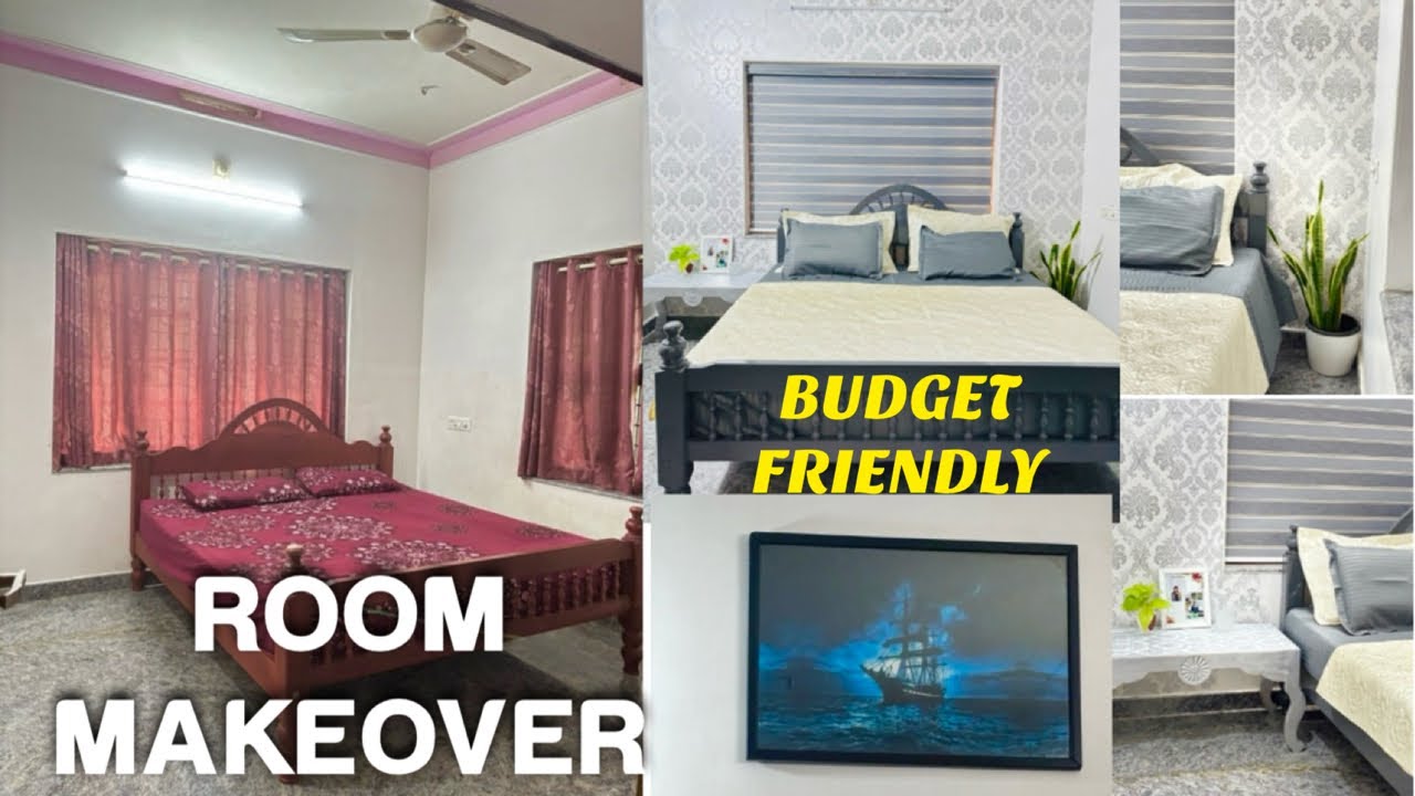 💗Room Makeover malayalam🪴🪄/Painting/Pinteres Inspired