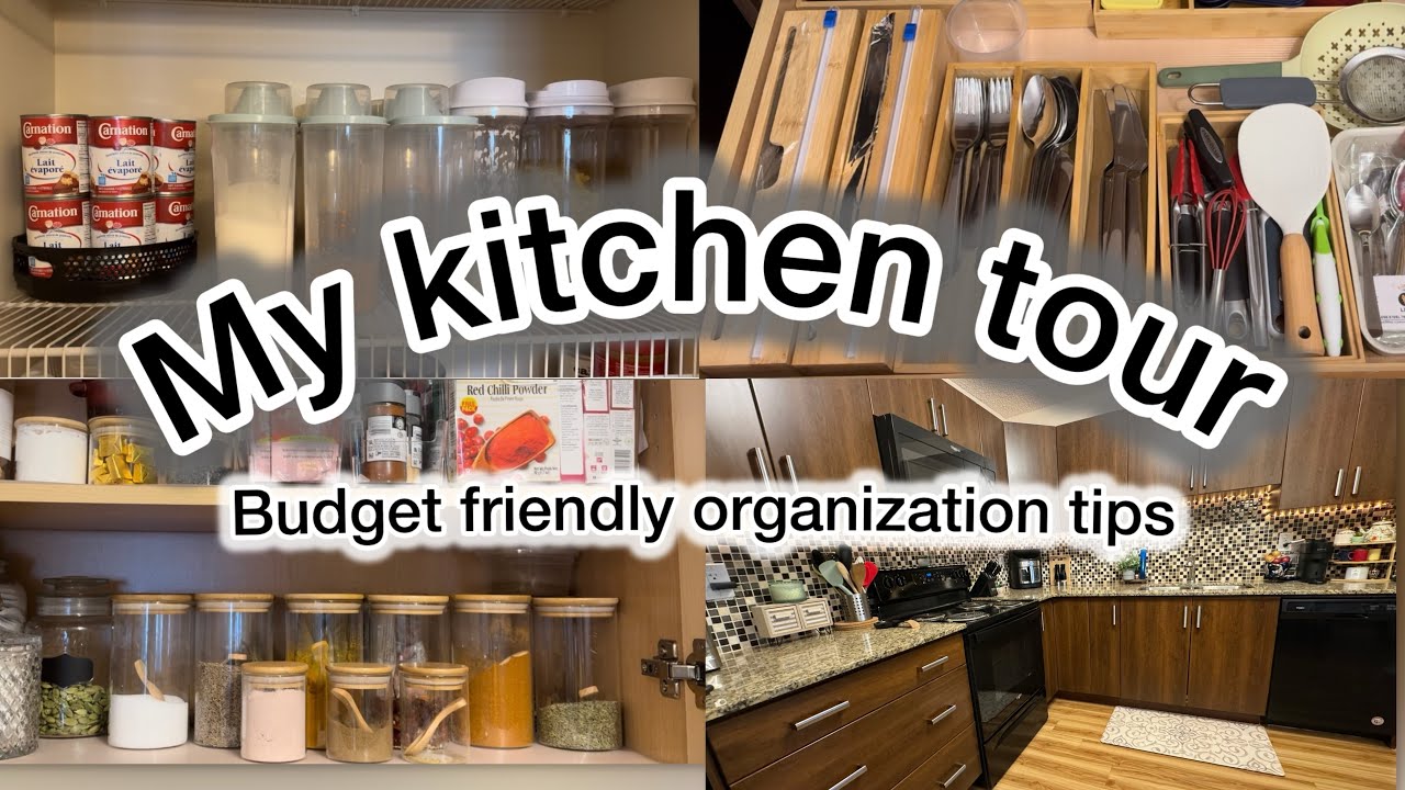 ✨Budget-Friendly Kitchen Organization Tips | Full Kitchen Tour✨