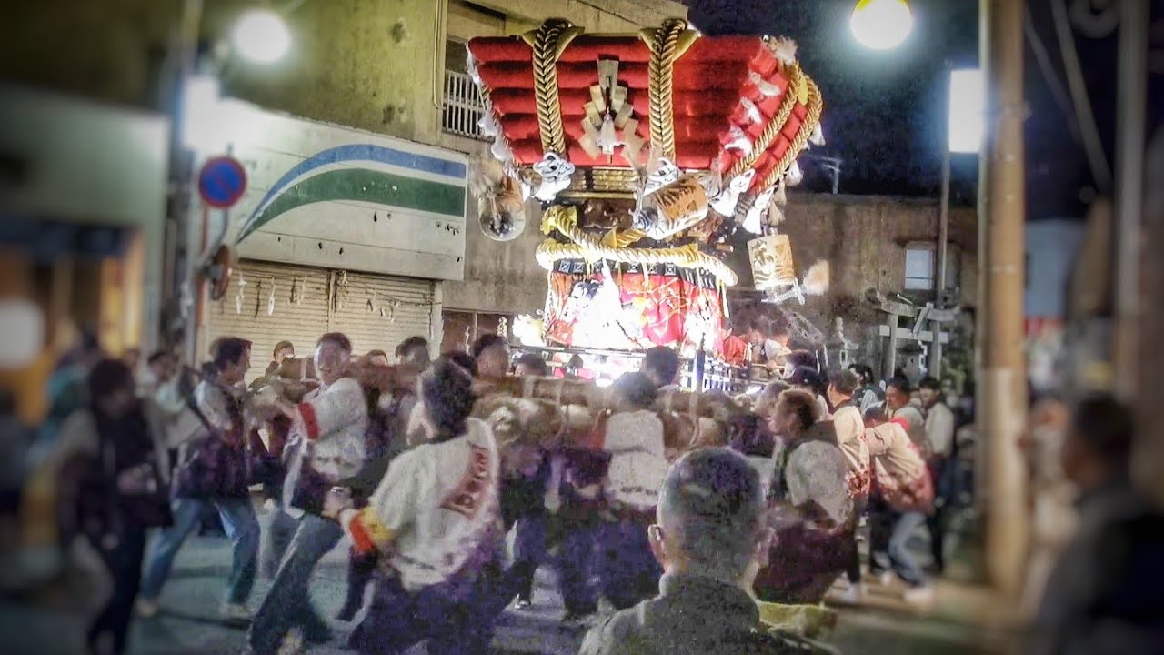 2023.4.01 南あわじ市 福良八幡神社 春祭り 宵宮 だんじり 練り など 神社周辺