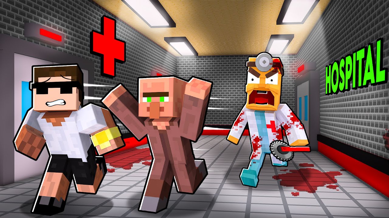 Escaping Crazy Brainrot Doctor Hospital in Roblox..
