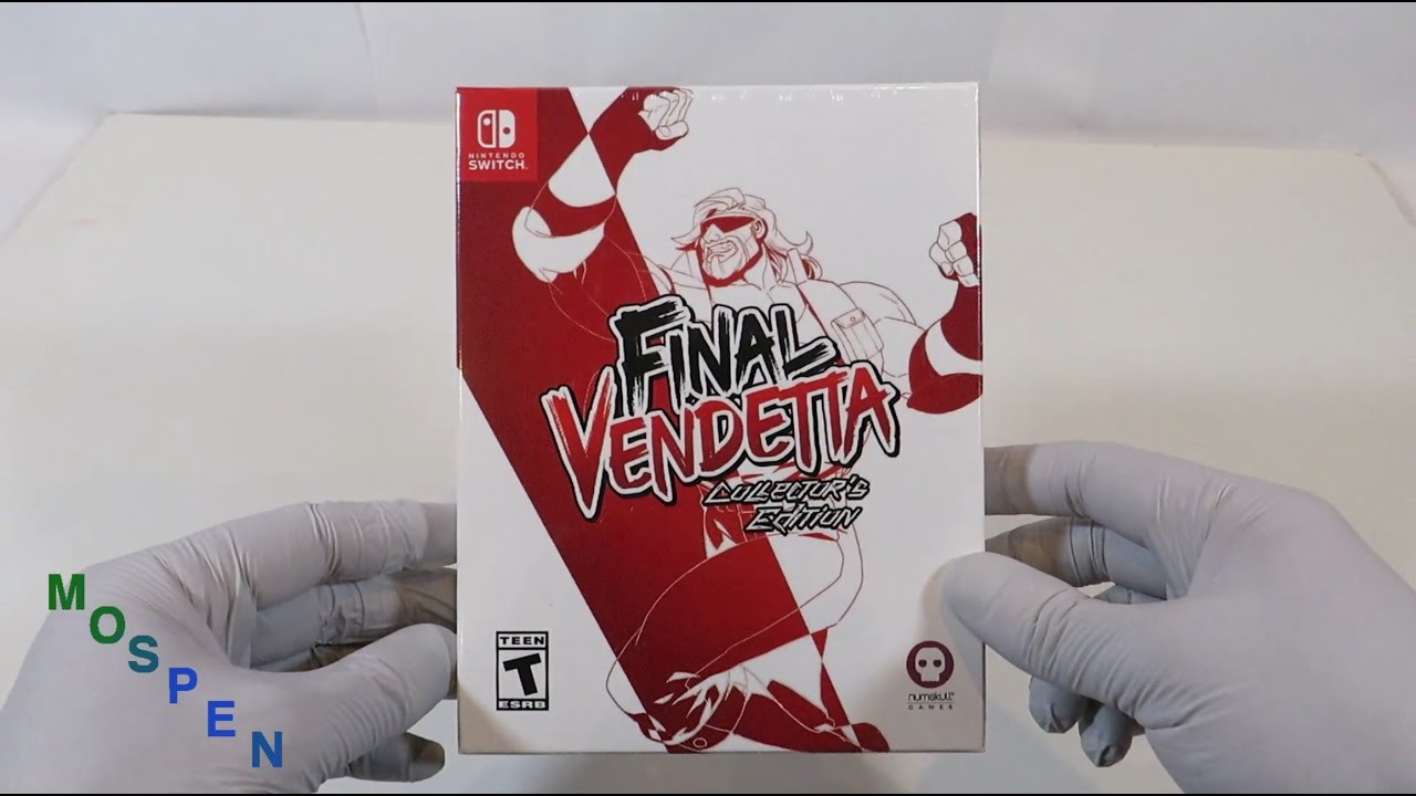 (ASMR) Numskull Games/Limited Run: Final Vendetta Collector's Edition Unboxing