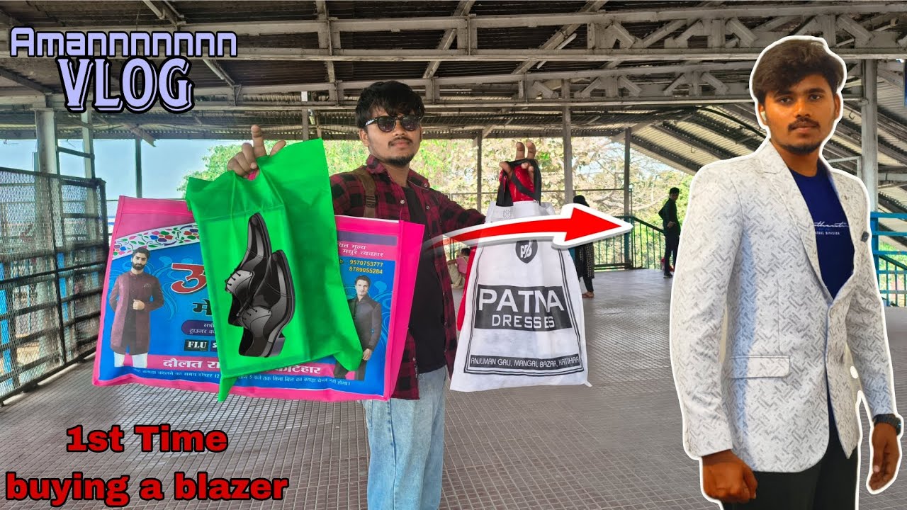 1st Time buying a blazer 😉 at Utsav men's wear 