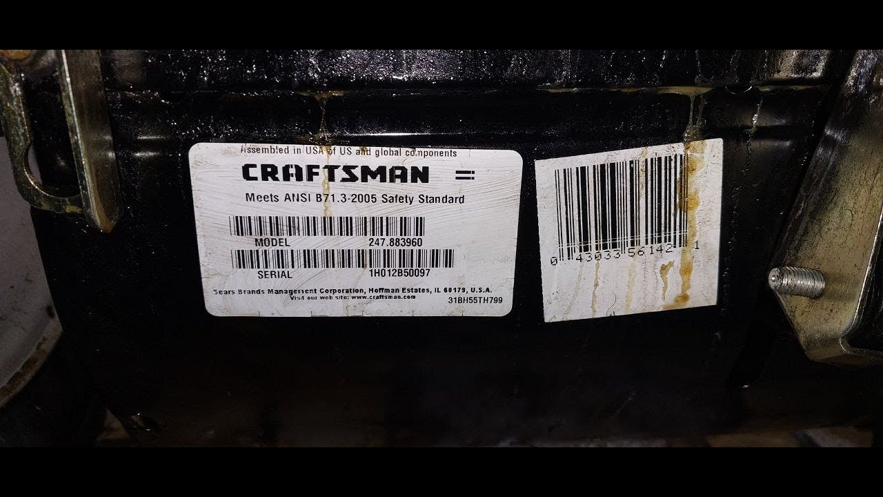 Снегоуборщик Craftsman  против циклона 