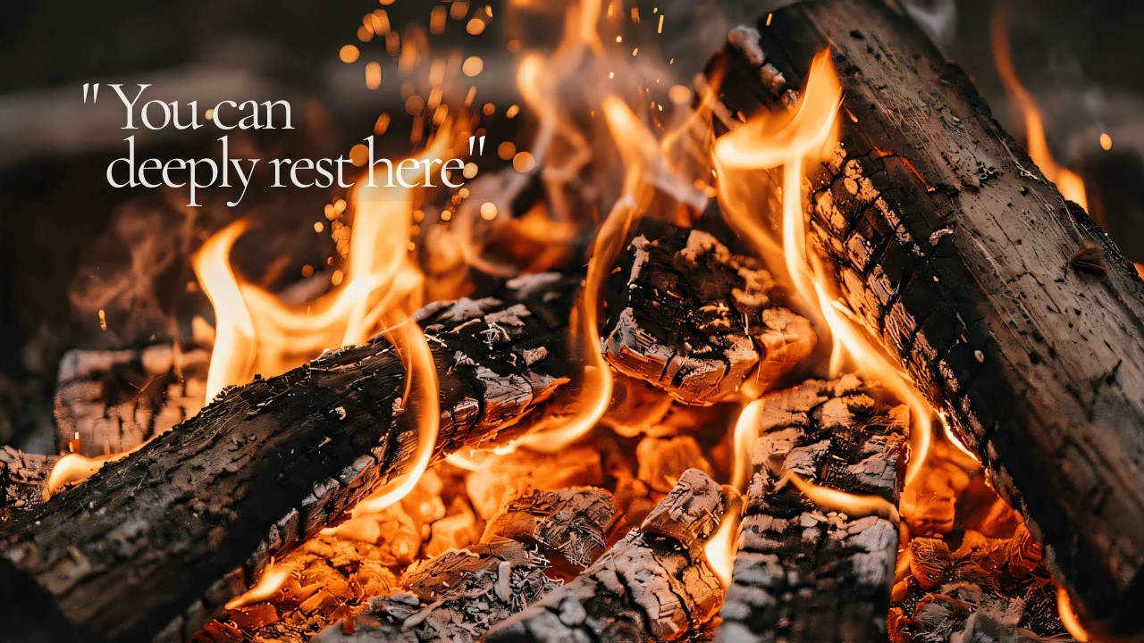 Embrace the Warmth: 528Hz Crackling Fire Ambience | Cozy Fire Sounds for Deep Rest