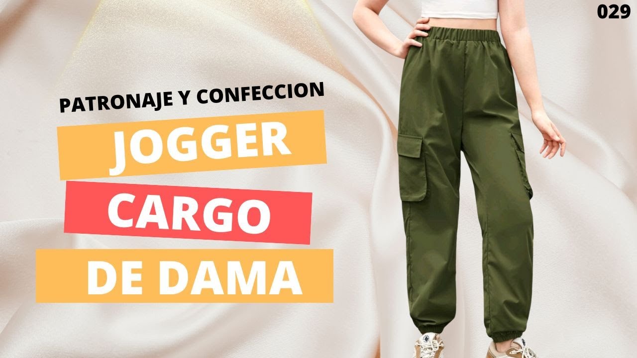Jogger Cargo de Dama SUPER FACIL // Patronaje y Confección