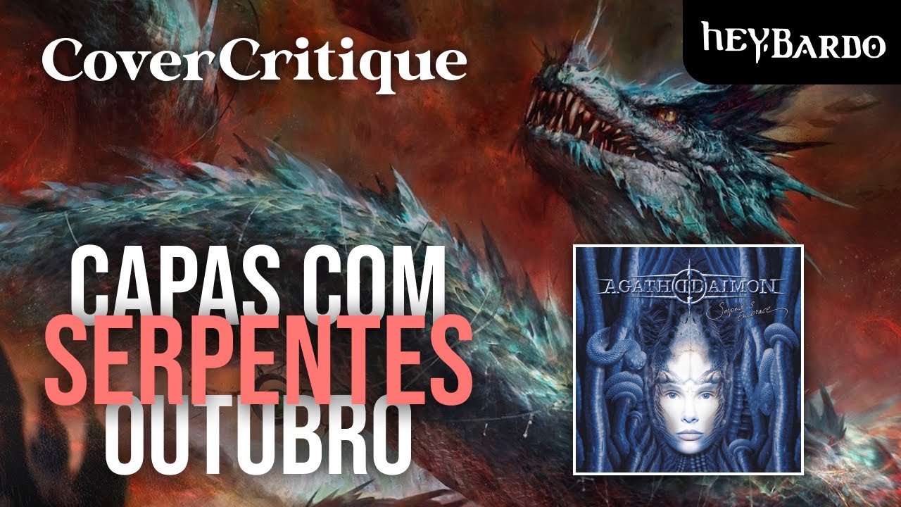 Capas com SERPENTES | Agathodaimon - Serpent's Embrace