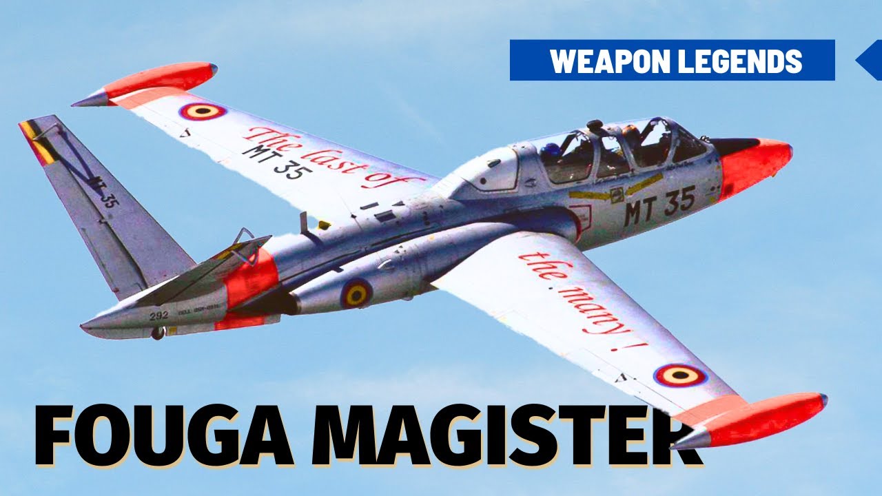 Fouga CM.170 Magister | V-tailed, elegant bird soaring in the sky