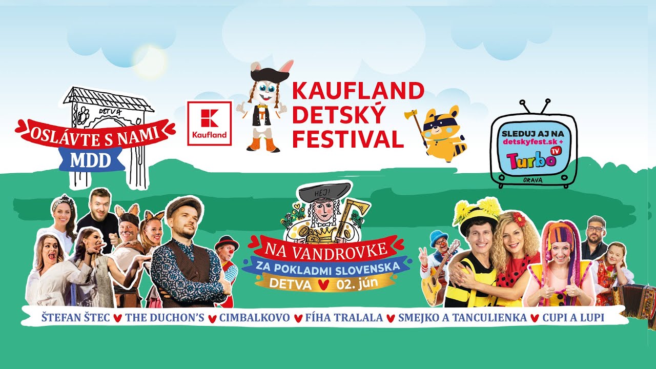 KAUFLAND DETSKÝ FESTIVAL - Za pokladmi Slovenska - Nitra