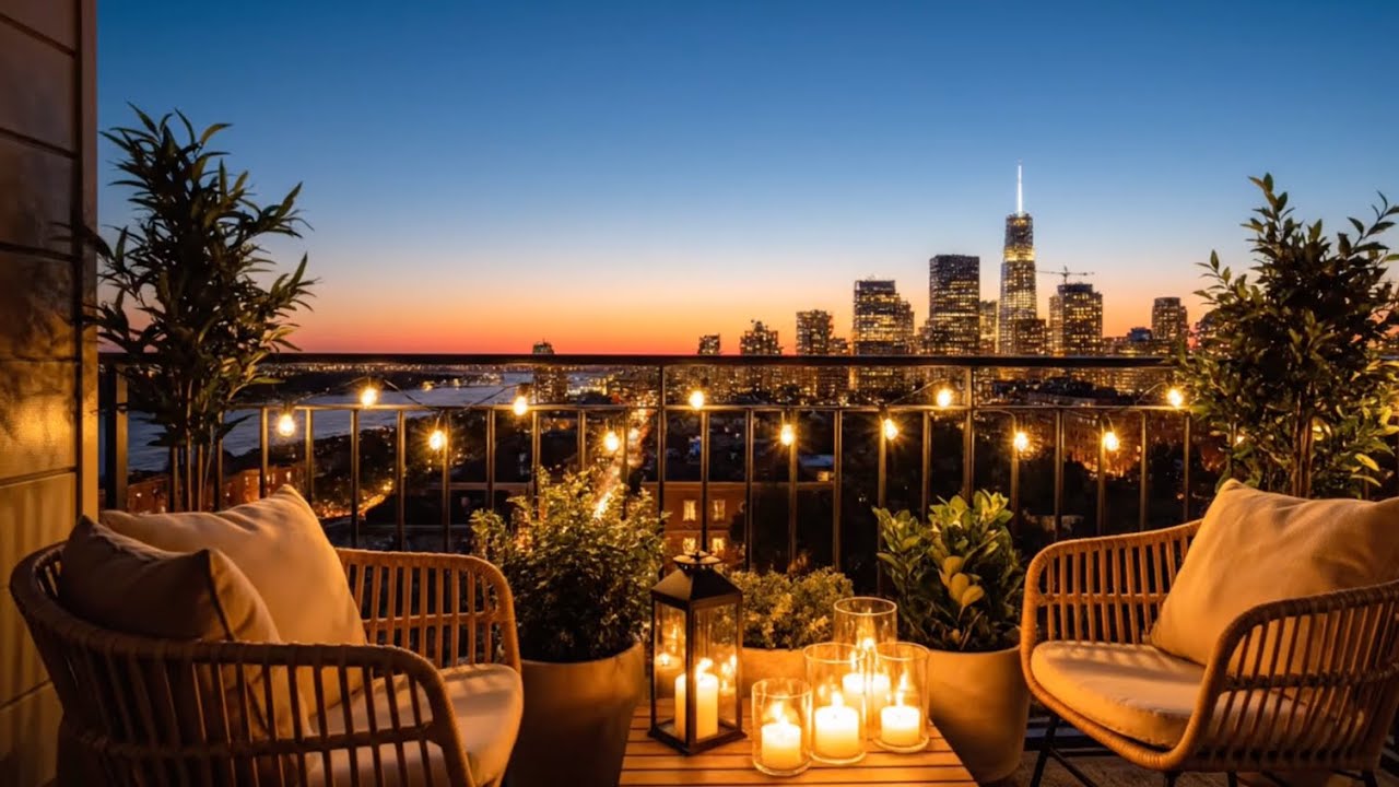 Stop Overthinking: 2 hours of relaxing view & sound to calm your mind & soul next to this Skyline!