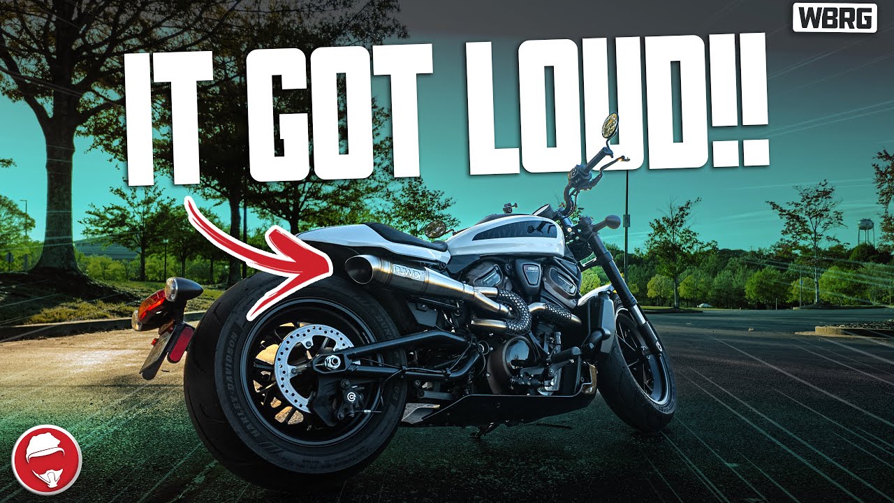 NOW it sounds like a Harley!! | Sportster S Rowdy Exhaust Install and Rev