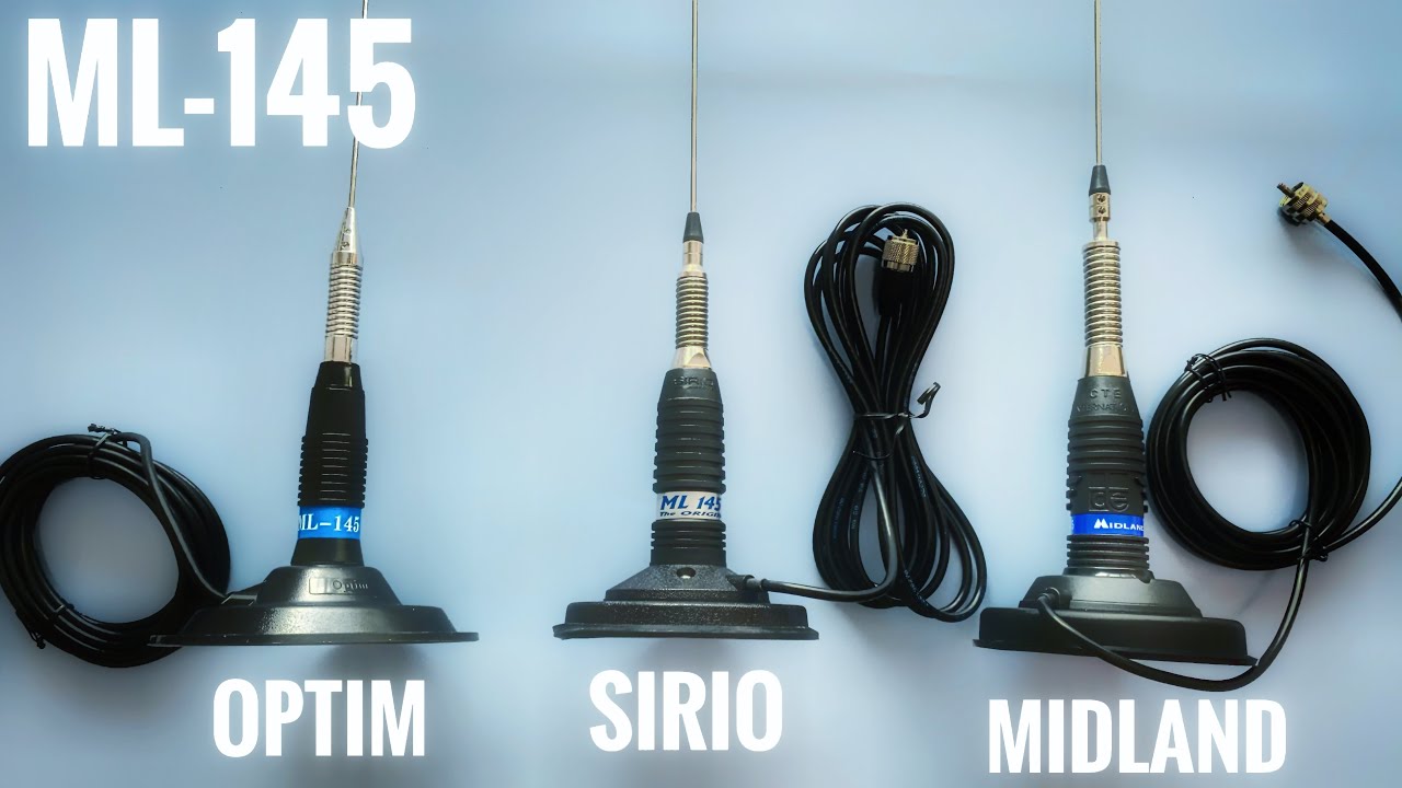 CB антенны серии ML-145. Сравниваем Optim, Sirio и Midland