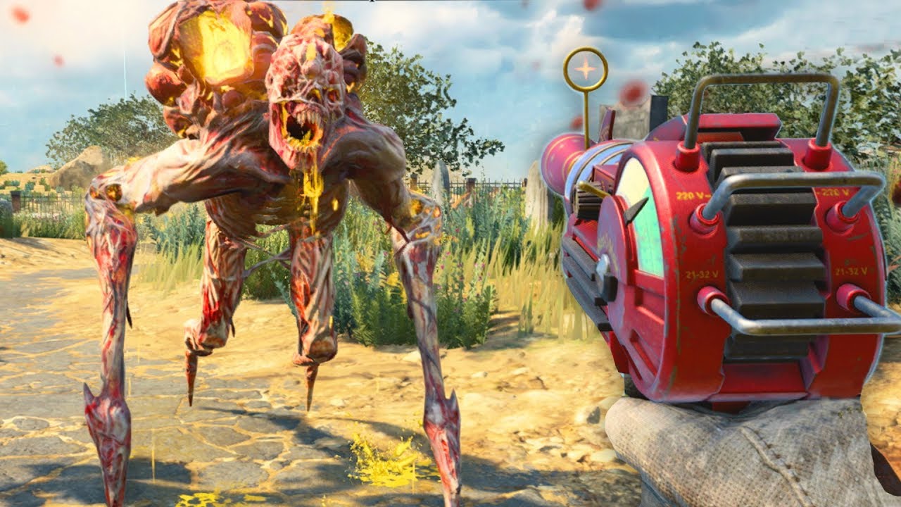 NEW BO4 ZOMBIES BOSS FIGHT BLACKOUT EASTER EGG: BOSS DEFEATED & REWARDS! (Black Ops 4 Blackout)