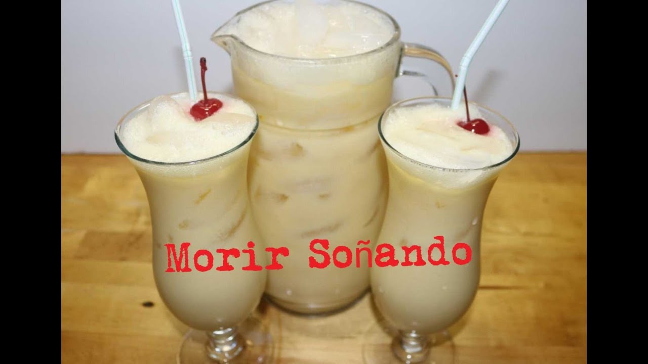 Morir Sonando - Como preparar un Delicioso y Facil Mori-So&ntilde;ando - Rapidito y hecho en Casa