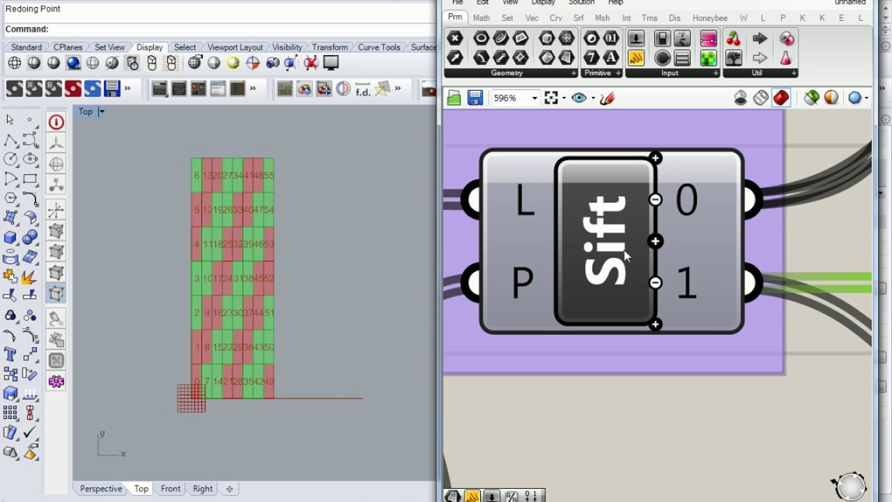 22 - Grasshopper for Rhino - Deeper Explanation of Sift Pattern