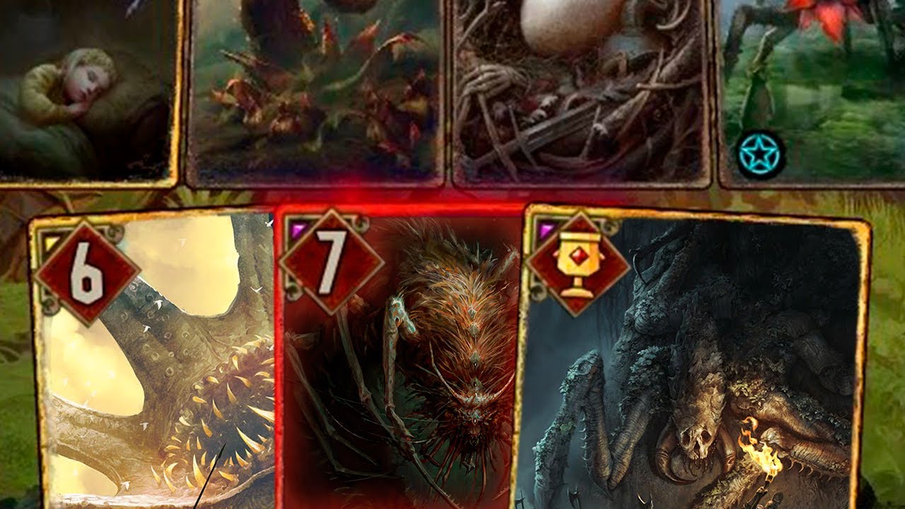 Fuchsia Briefs IMMUNITY MONSTERS deck / round of gwent