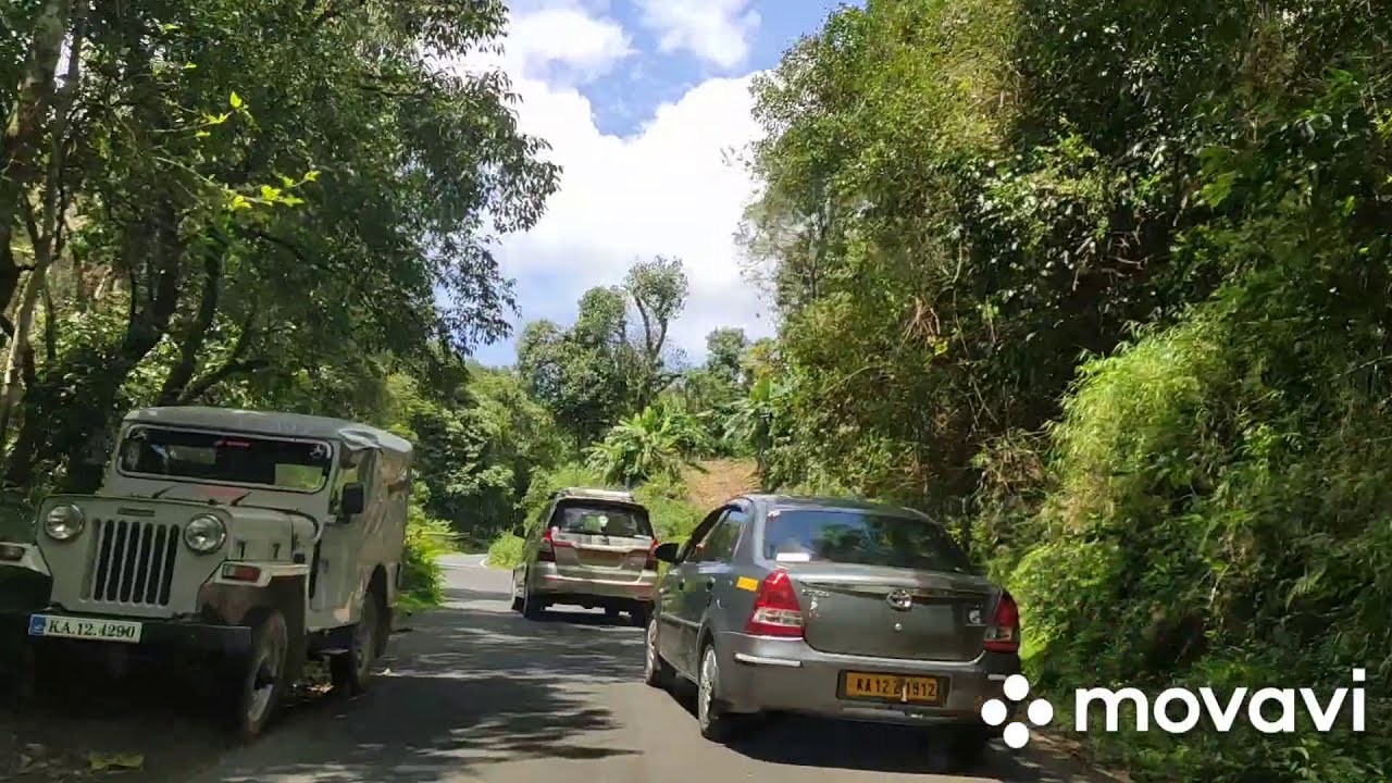 Coorg to Talakaveri Road driving | Madikeri to Talakaveri via Bhagandeshwara temple, Bhagamandala