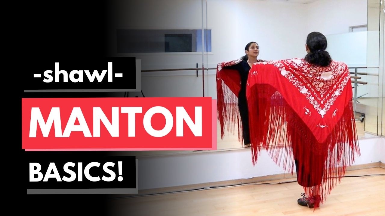 Basic Flamenco Mant&oacute;n (Shawl) Technique + Practice Drill