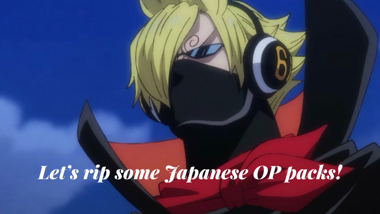 Japanese One Piece Booster Pack Opening