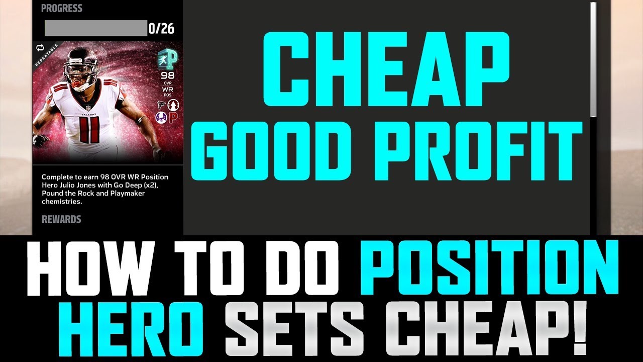 A Trick To Do POSITIONAL HERO Sets CHEAP! | How To Do Position Hero Sets For CHEAP | MUT 18