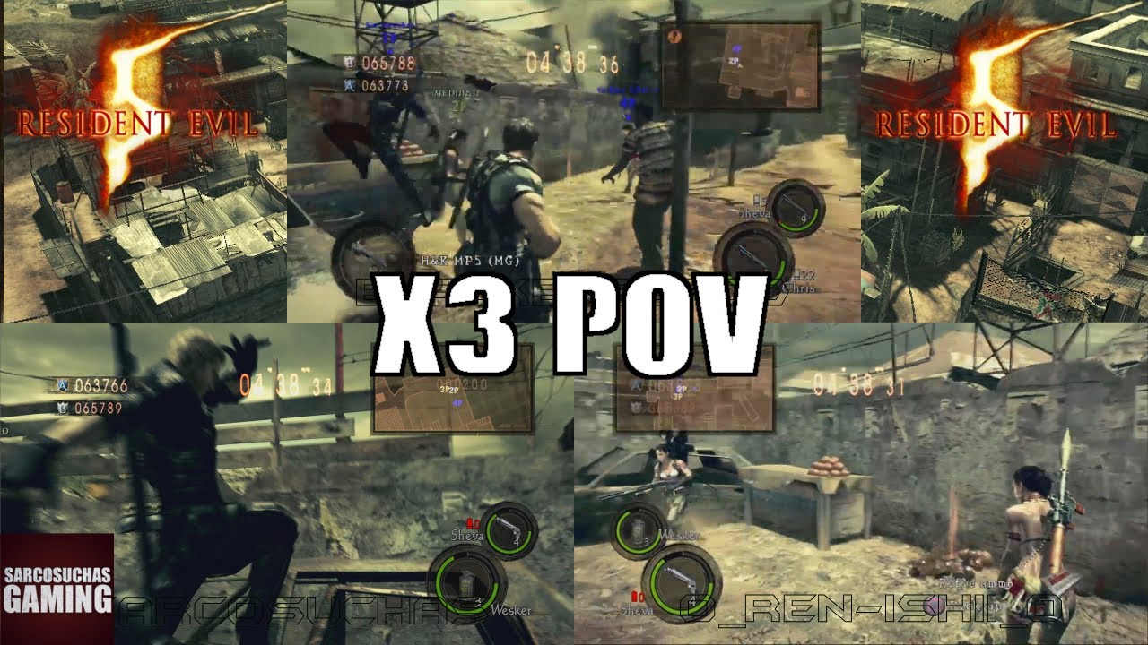 RE5 Versus (PS4) - [Team Survivors] x3 POV #13