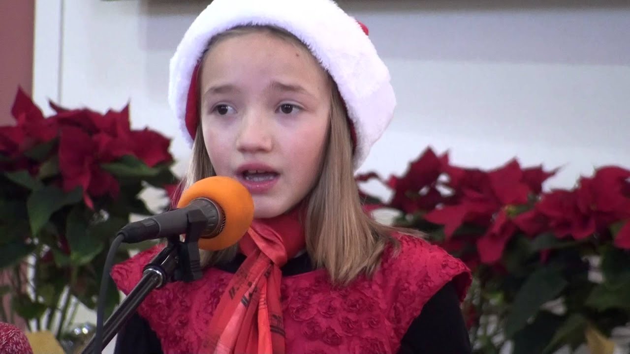 Girl Singing Jingle Bells