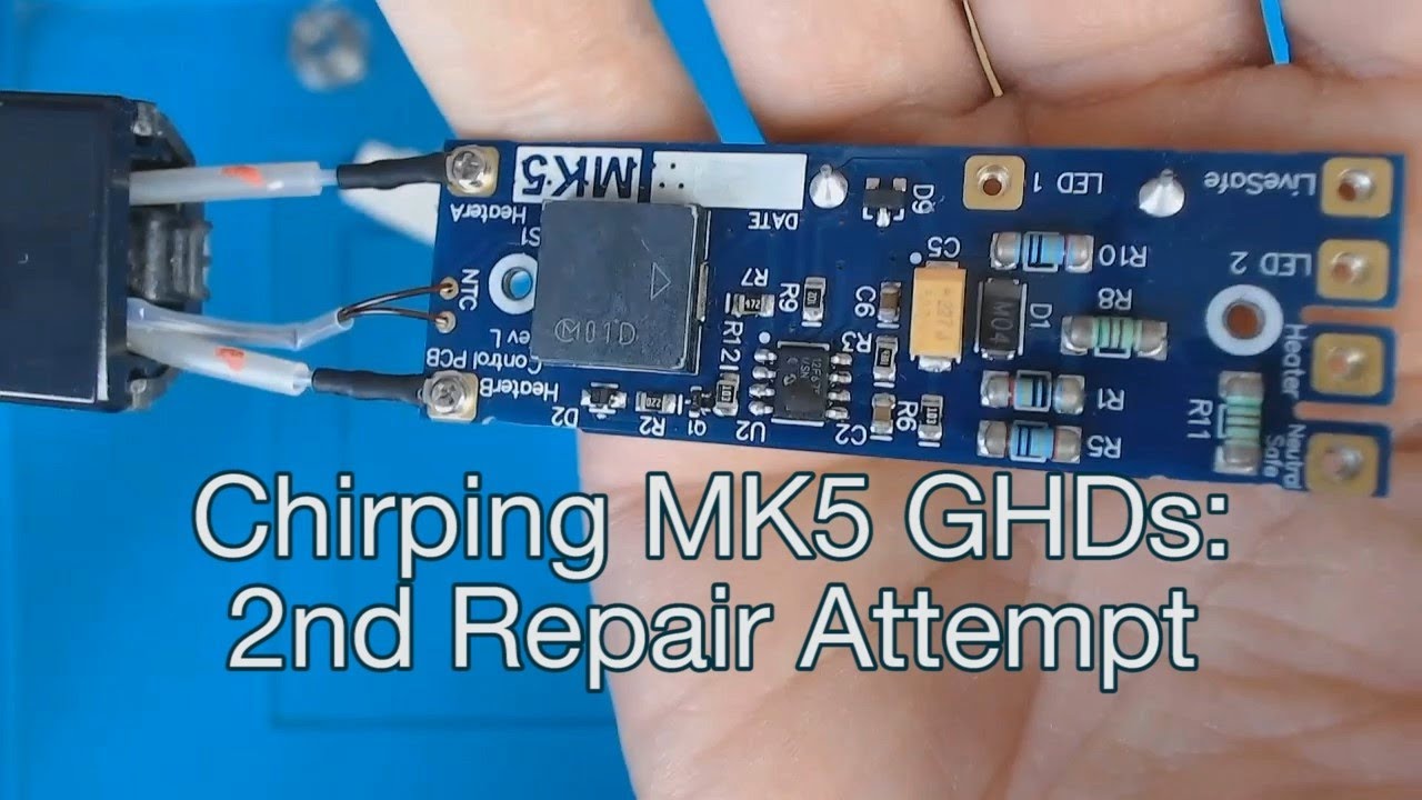 Fixed Chirping MK5 GHD Straighteners