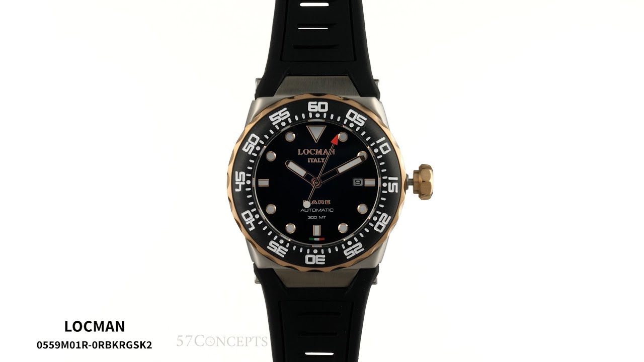 Locman 0559M01R-0RBKRGSK2 Mare 300 Meters &bull; Zegarek męski