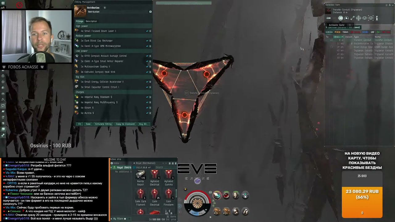 EVE online: Retribution ещё один топовый корабль для фарма бездн