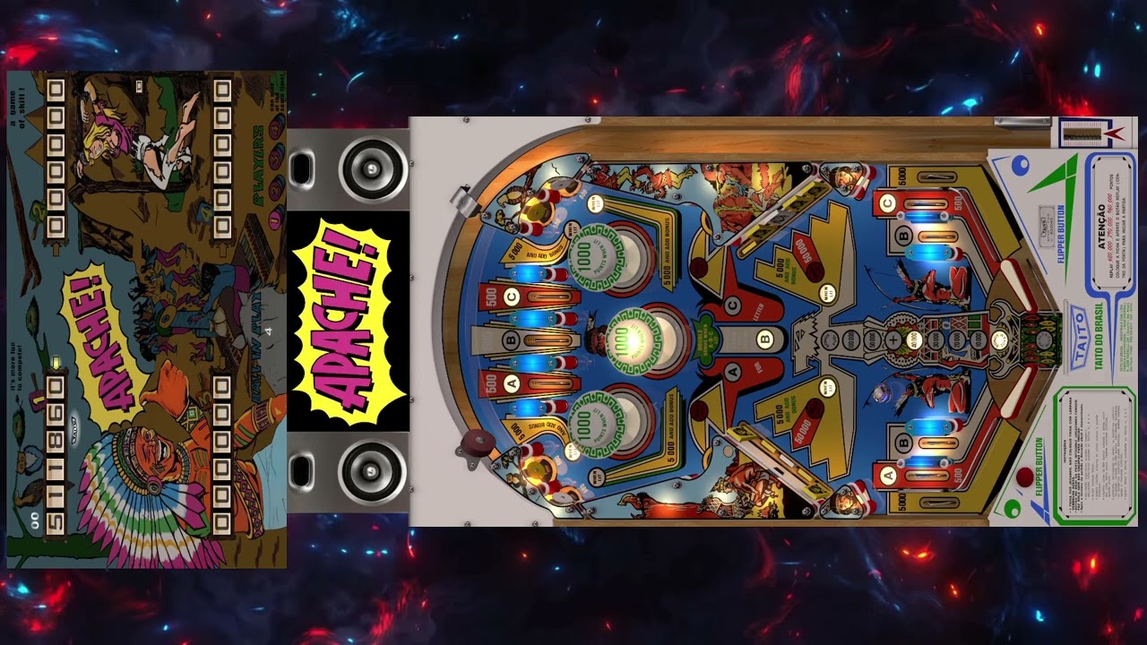 New Update ¡Apache! Taito do Brasil 1978Visual Pinball X (2026)