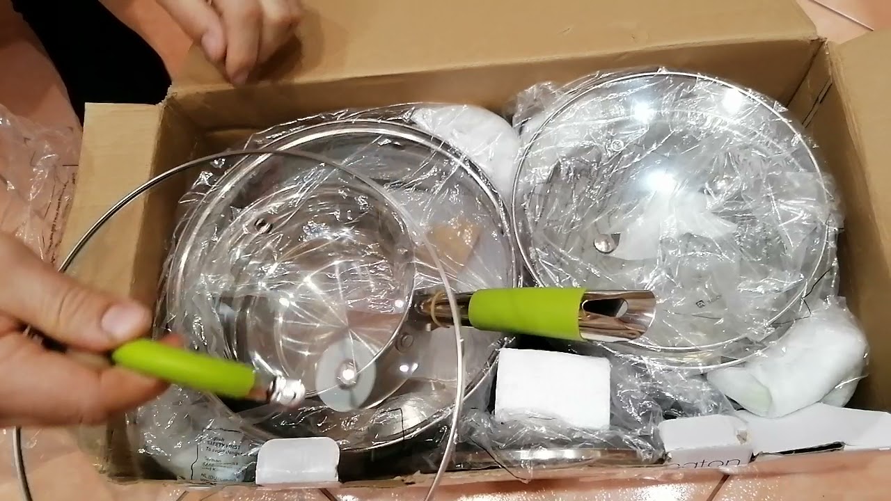 Распаковка и обзор набора кастрюль Tarrington house.