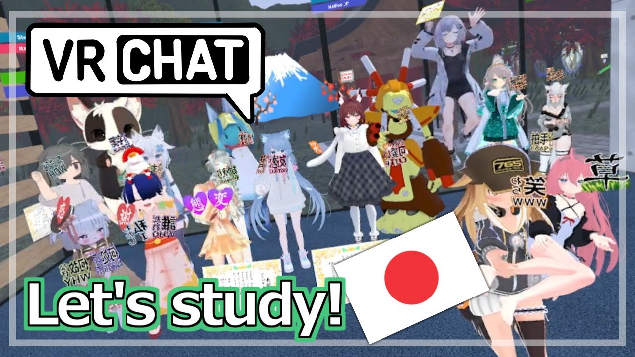 Let's study Japanese in HiTs VRChat !!!!!!!!!!!!!!!