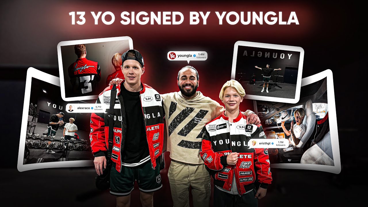 How I Got Signed By YoungLA | Youngest Athlete Ever | Fastest Growing Fitness Brand | Code ERIC